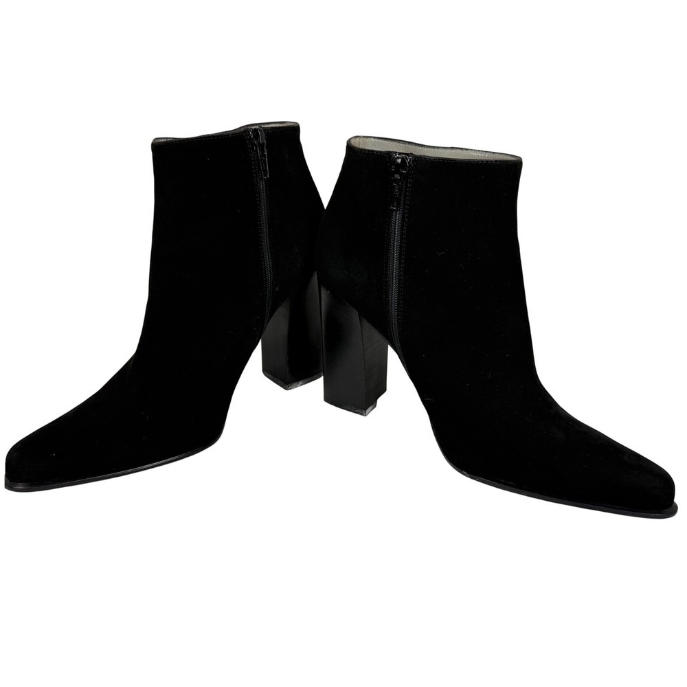 PRADA Black Suede Booties, Size 8 - Picture 6 of 15